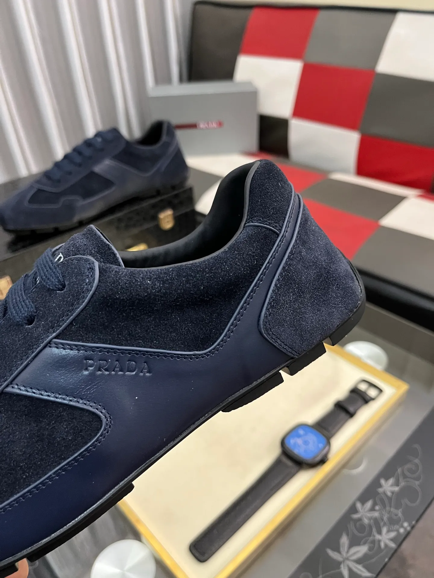 Men's men's shoes 💰458⌚️⌚️prada: New casual shoes for spring and summer, sports sneakers, fabric: imported cowhide, lining: original lining, sole: original sole, size: 38-443️⃣colors available
